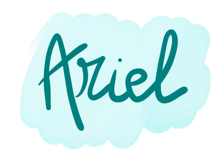 Ariel – les doigts sur le clavier